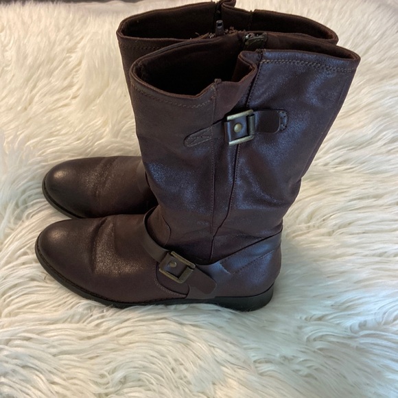 BareTraps Women’s Boots brown color excellent condition long 12” - Picture 1 of 17